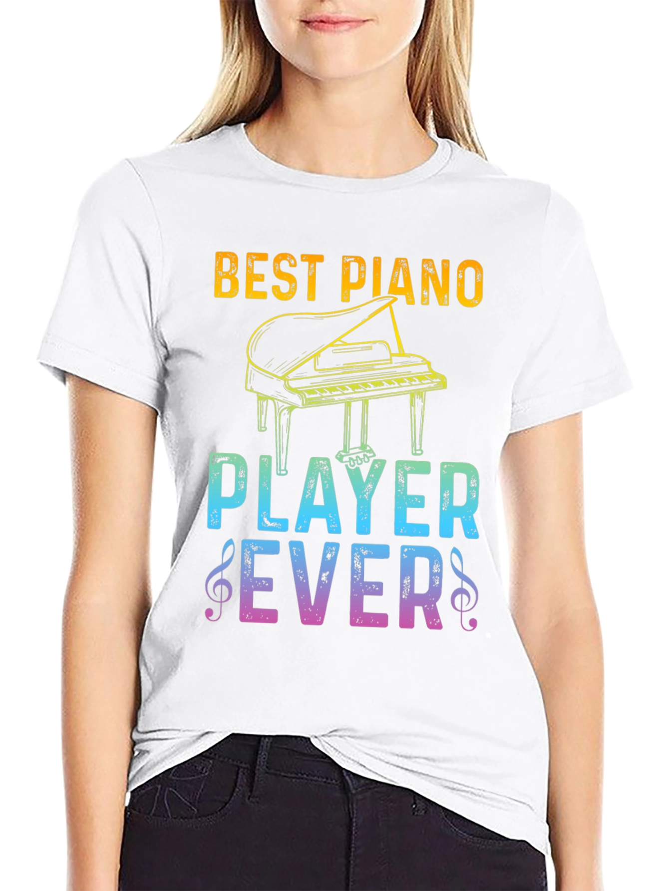 Best Piano Player Ever T-Shirt - Music Lover Tee
