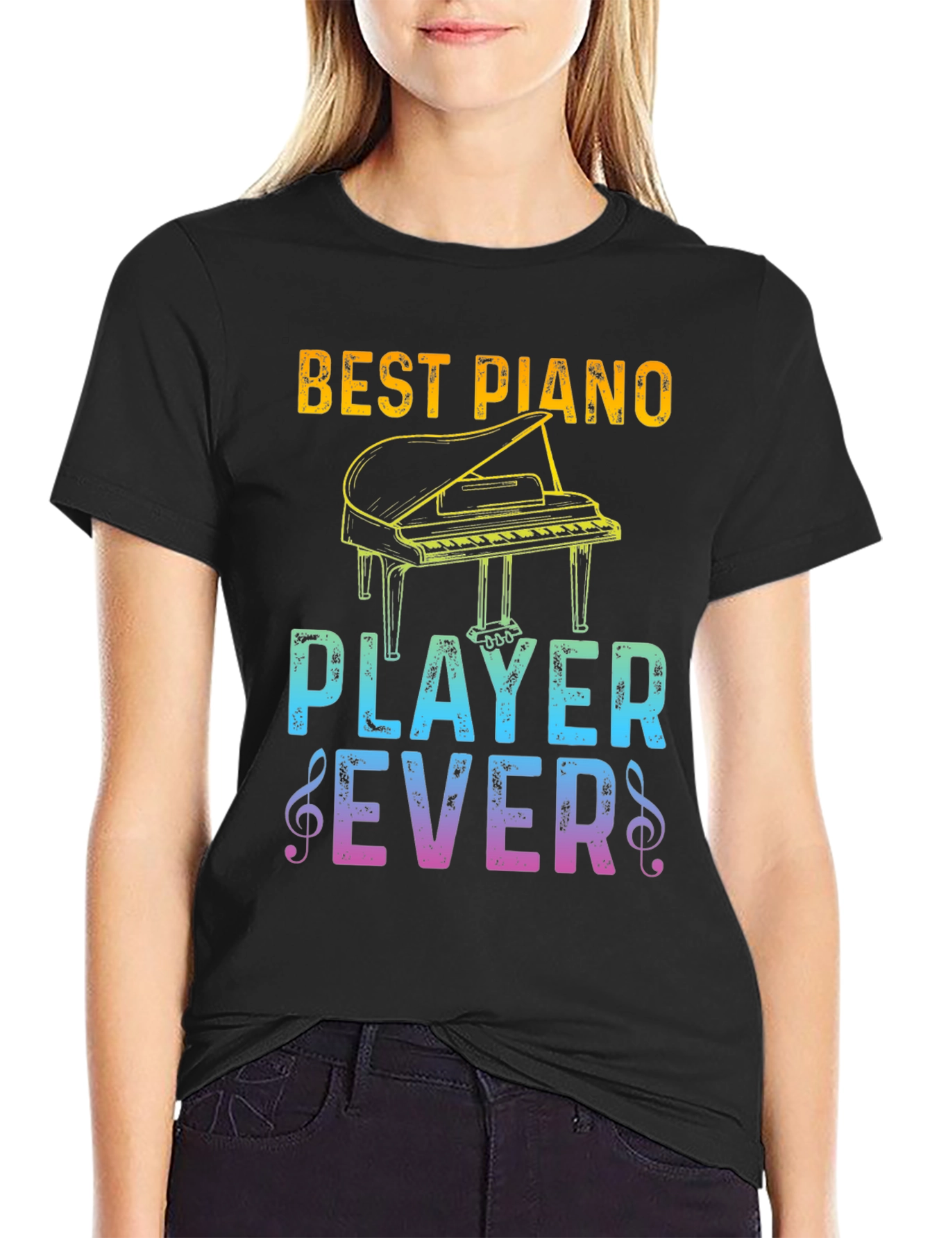 Best Piano Player Ever T-Shirt - Music Lover Tee