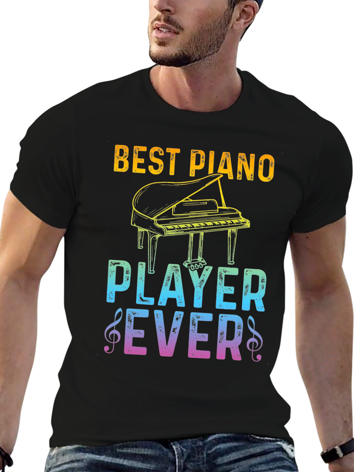 Best Piano Player Ever T-Shirt - Music Lover Tee