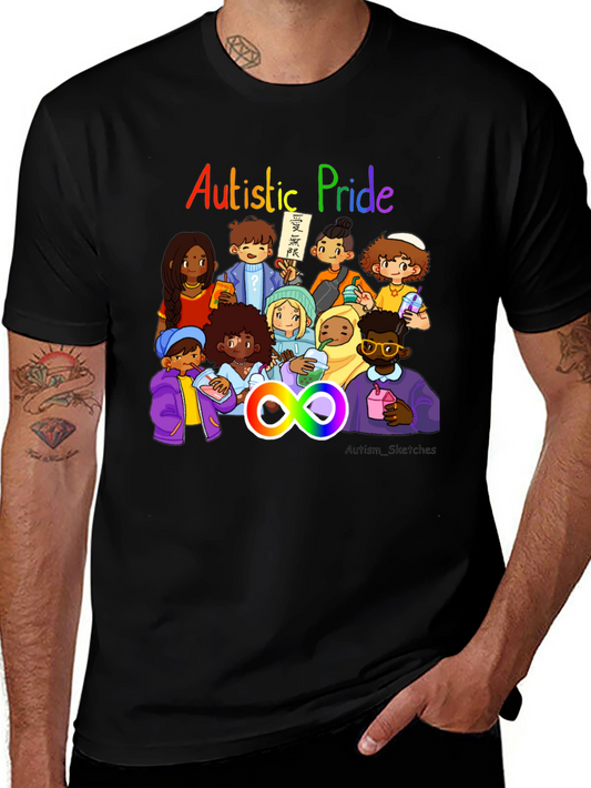 Autistic Pride Graphic T-Shirt