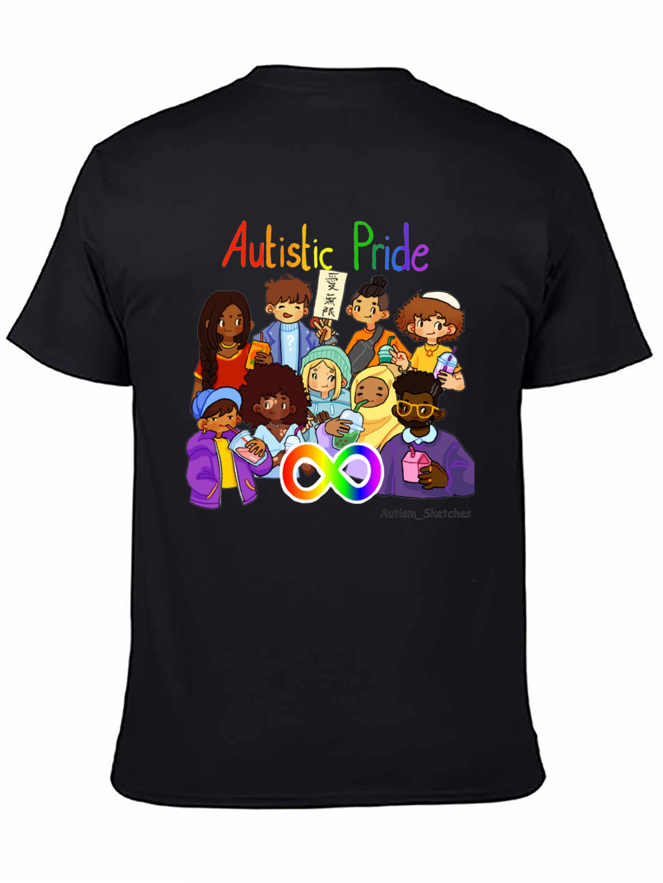 Autistic Pride Graphic T-Shirt