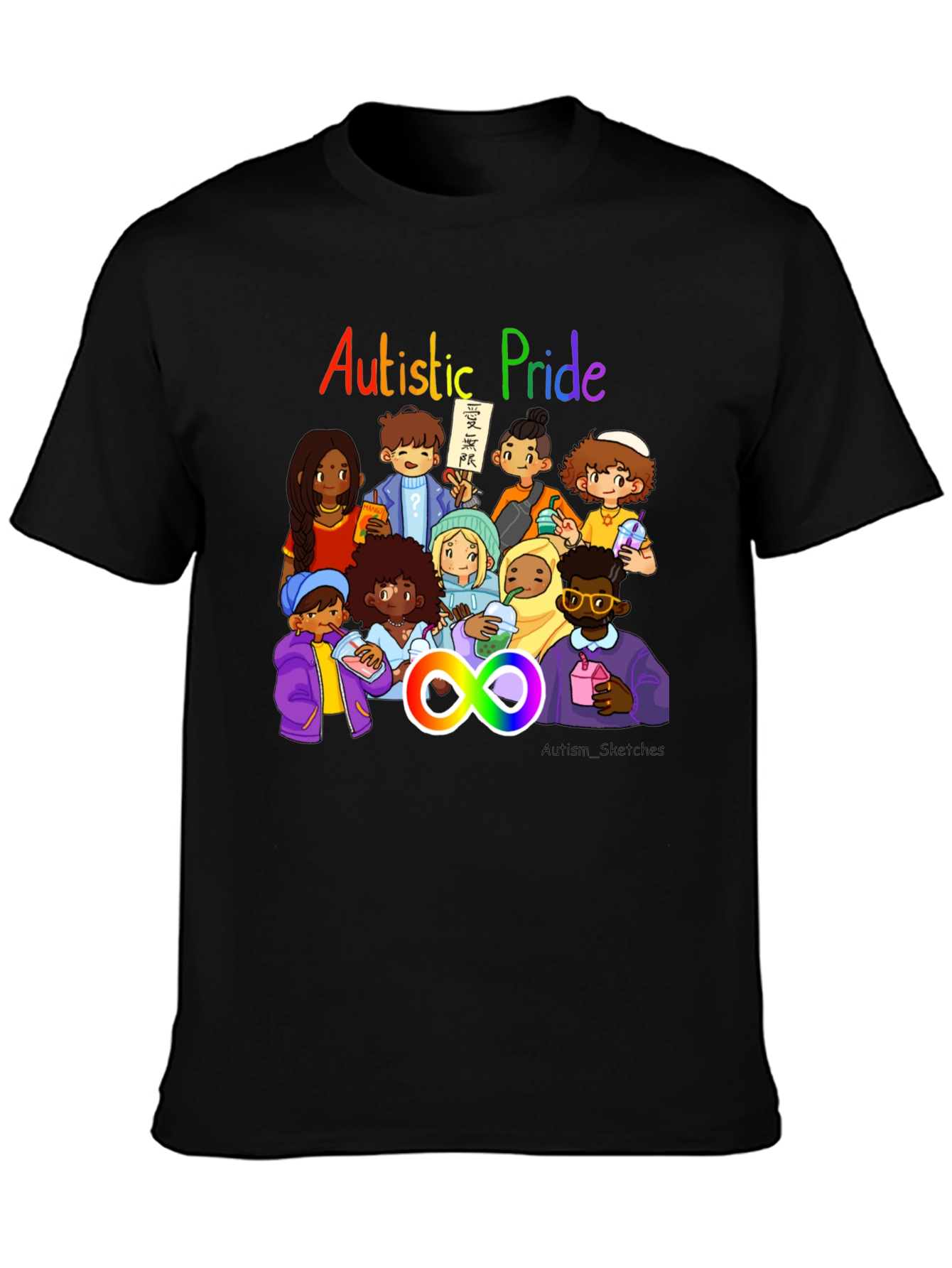 Autistic Pride Graphic T-Shirt