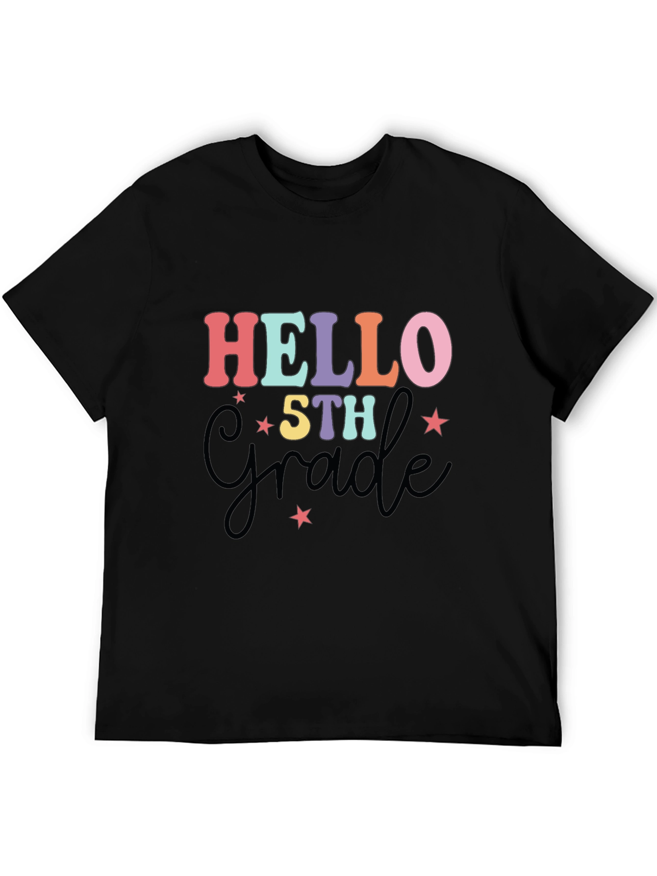 Hello 5th Grade T-Shirt - Back to School Apparel