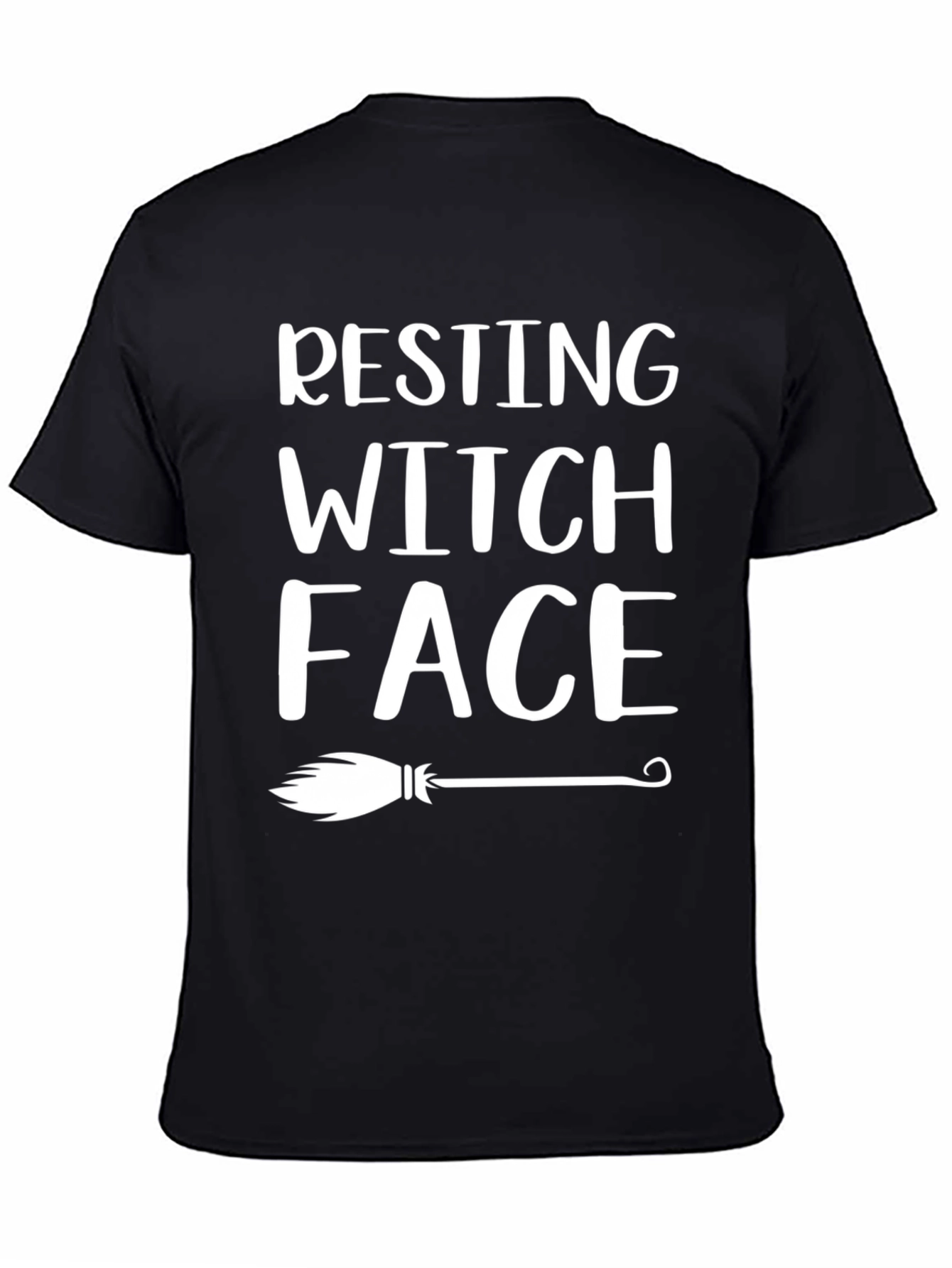 Resting Witch Face T-Shirt - Halloween Apparel