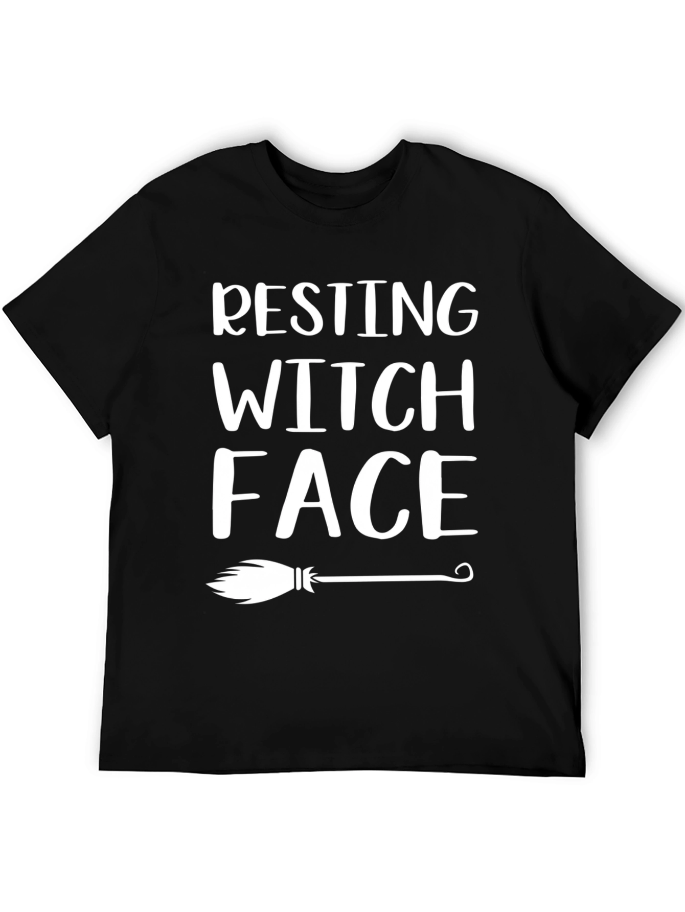 Resting Witch Face T-Shirt - Halloween Apparel
