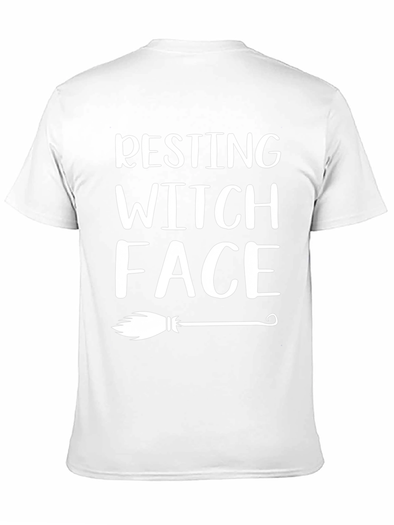 Resting Witch Face T-Shirt - Halloween Apparel