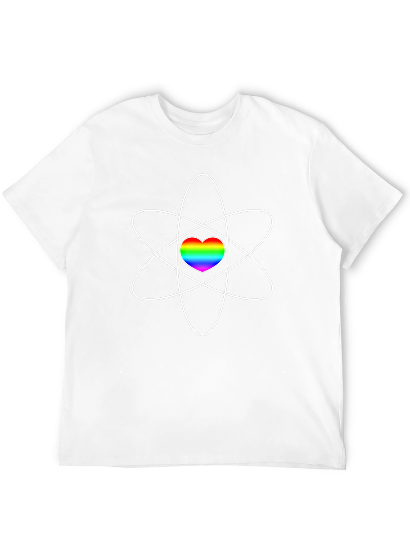 LGBTQ+ Atom Heart T-Shirt - Science Pride Tee