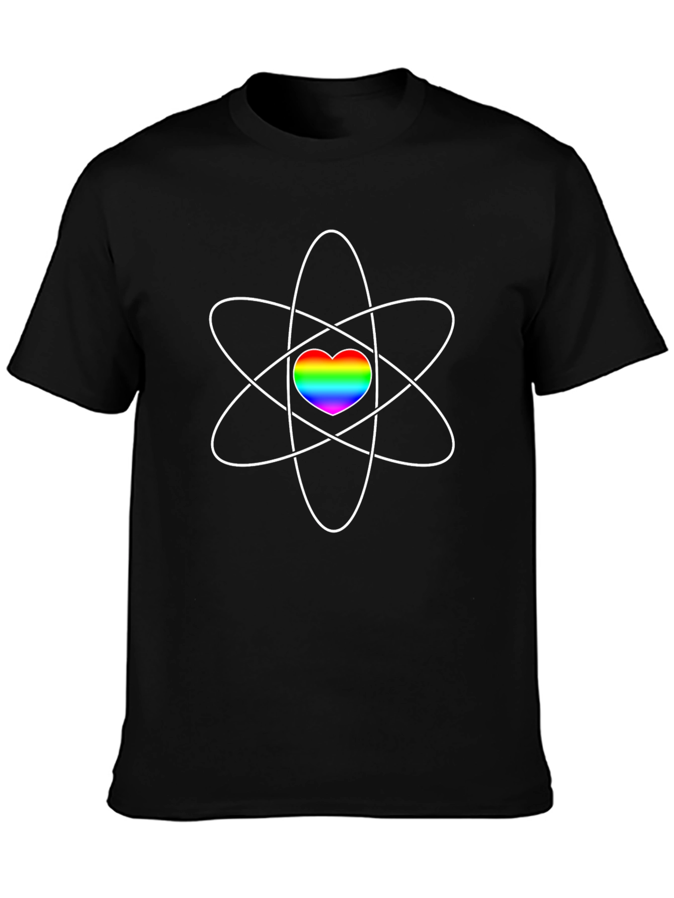 LGBTQ+ Atom Heart T-Shirt - Science Pride Tee