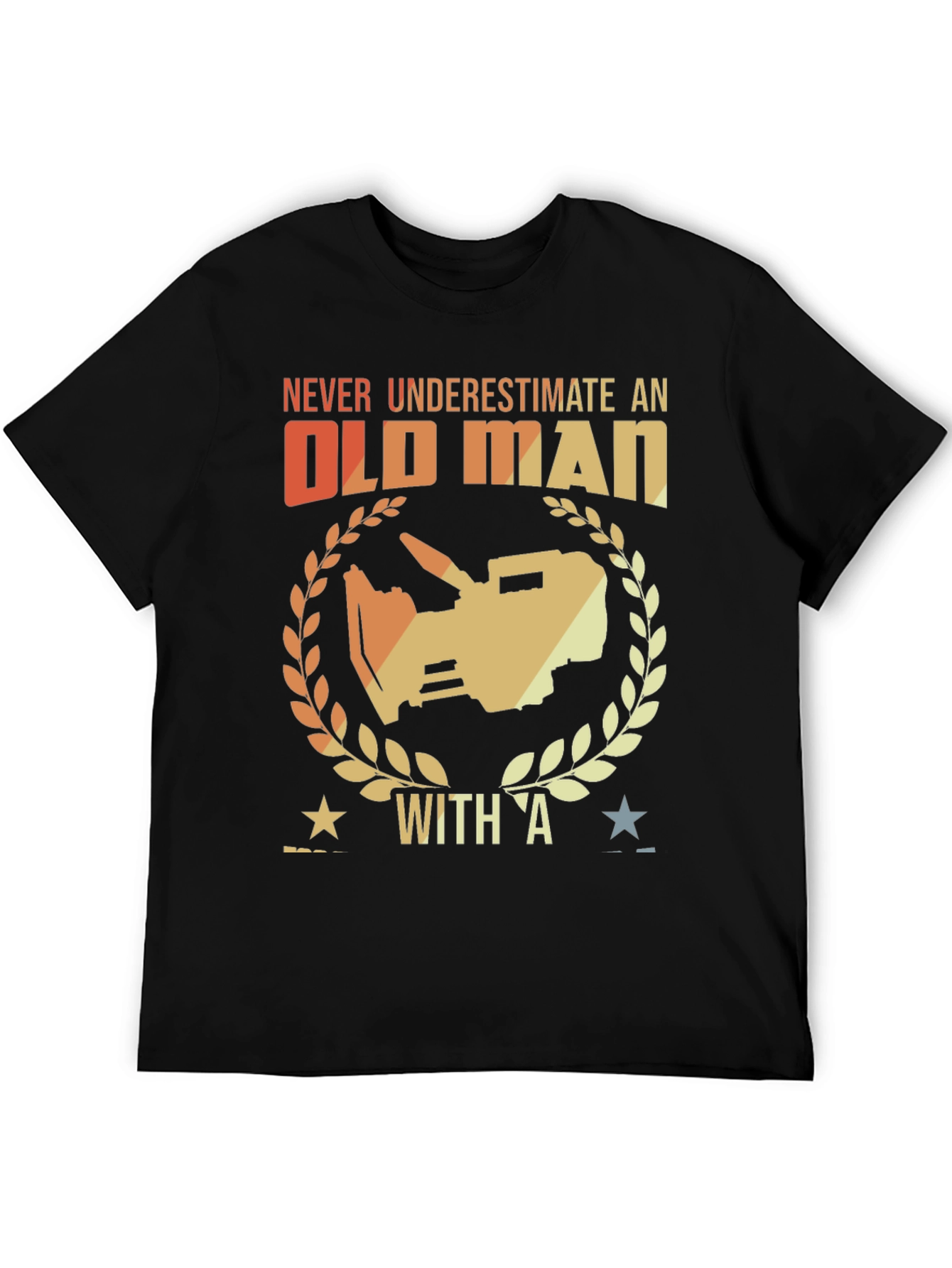 Never Underestimate an Old Man T-Shirt