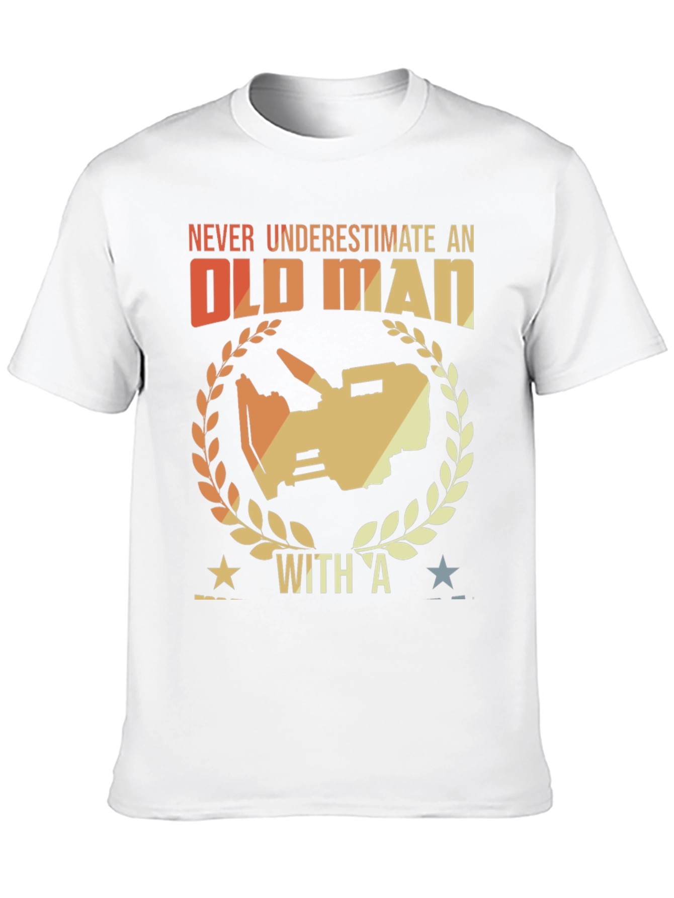 Never Underestimate an Old Man T-Shirt