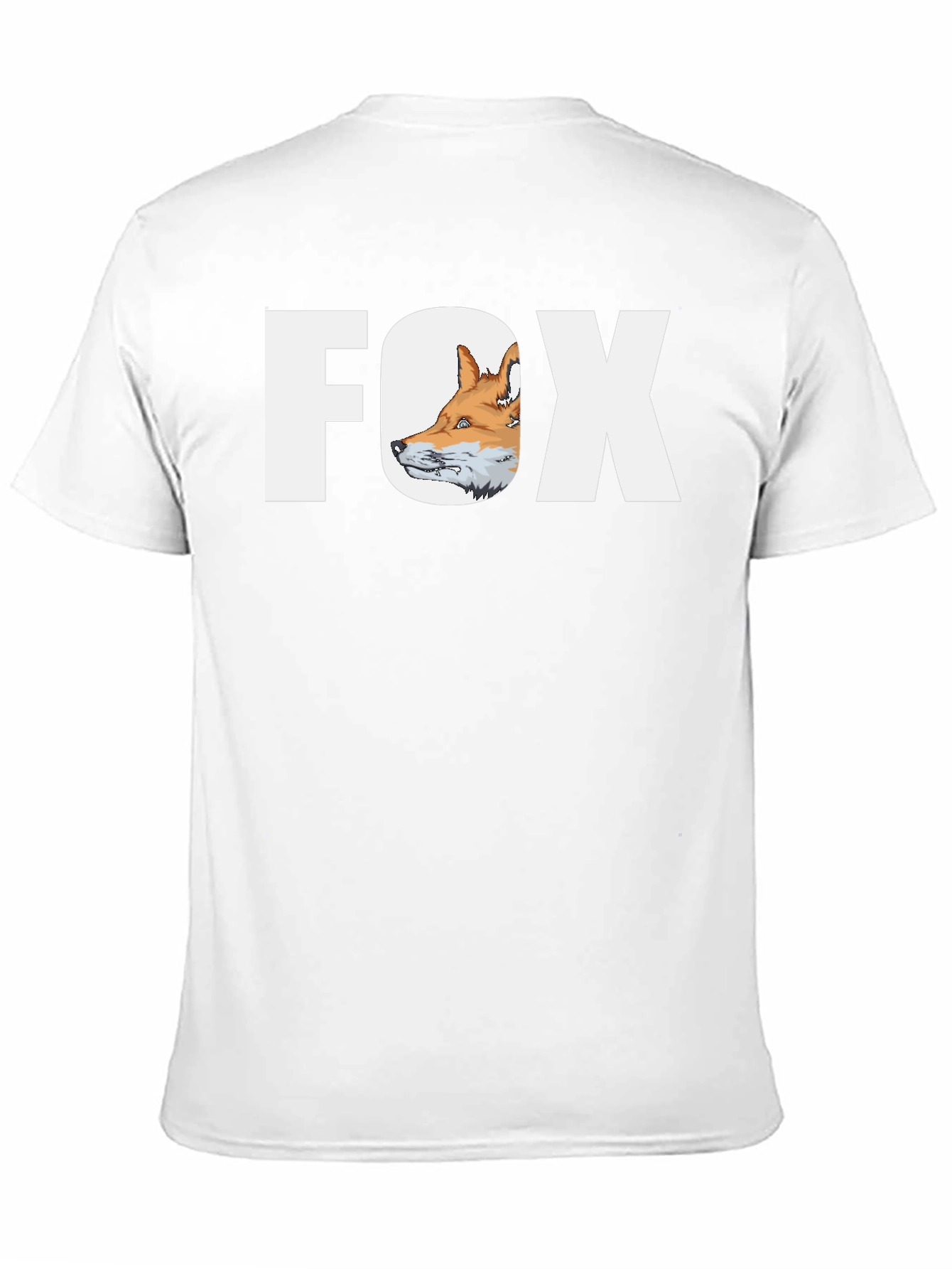 Cool Fox Graphic Black T-Shirt