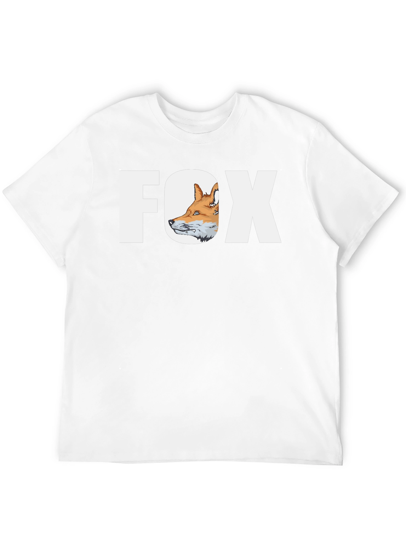 Cool Fox Graphic Black T-Shirt