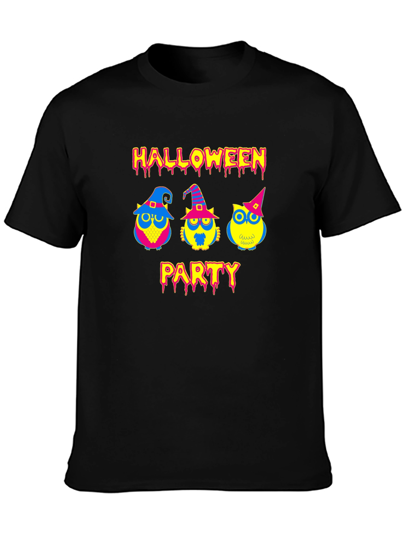 Halloween Party Owls Graphic T-Shirt