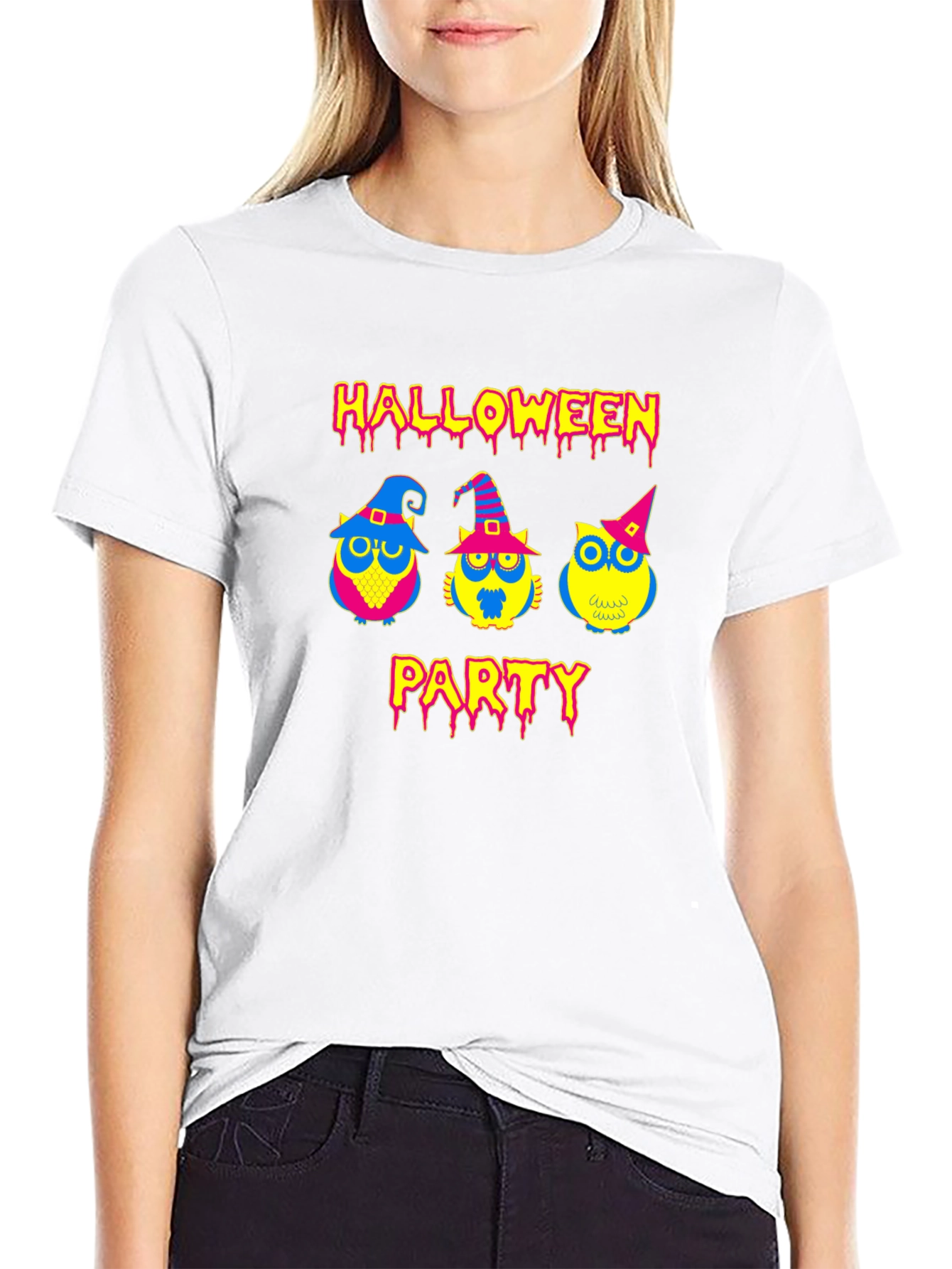 Halloween Party Owls Graphic T-Shirt