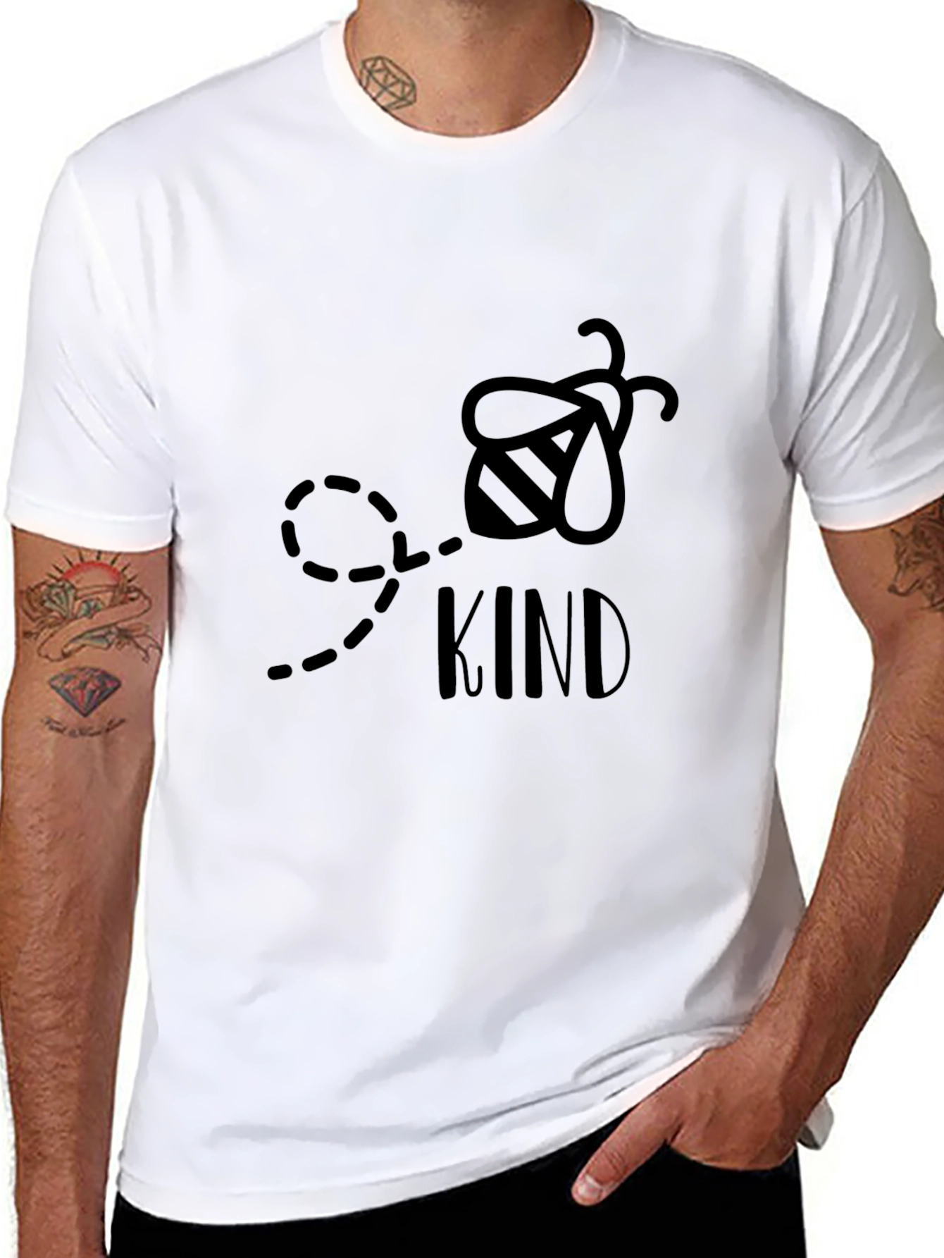 Bee Kind Black Graphic Tee