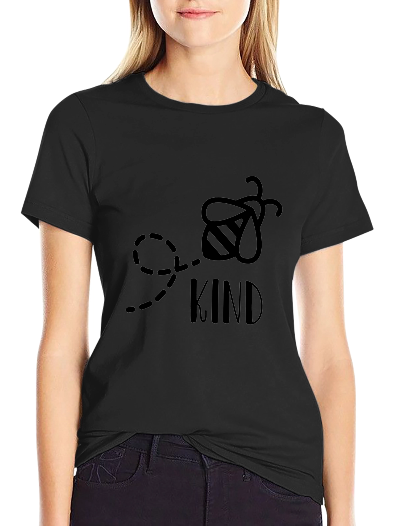 Bee Kind Black Graphic Tee