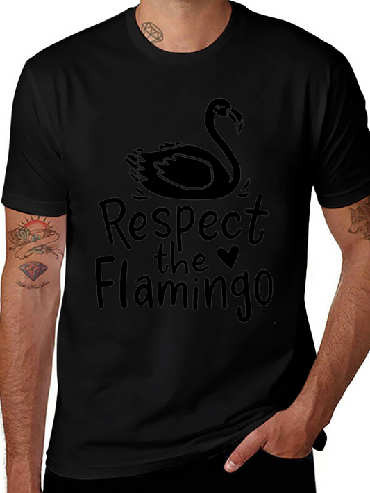 Respect the Flamingo Graphic T-Shirt