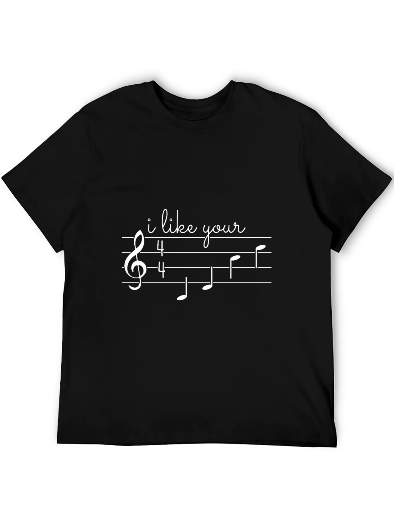 Music Note T-Shirt - I Like Your Face