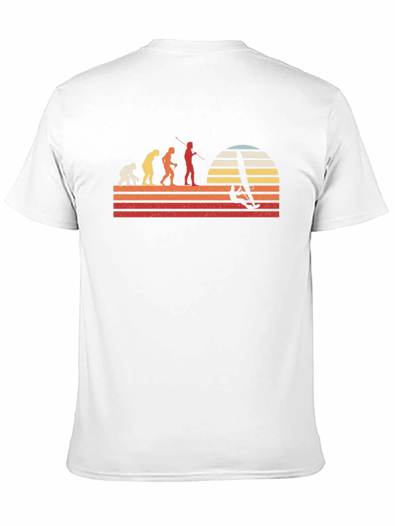 Evolution Windsurfing T-Shirt - Retro Style