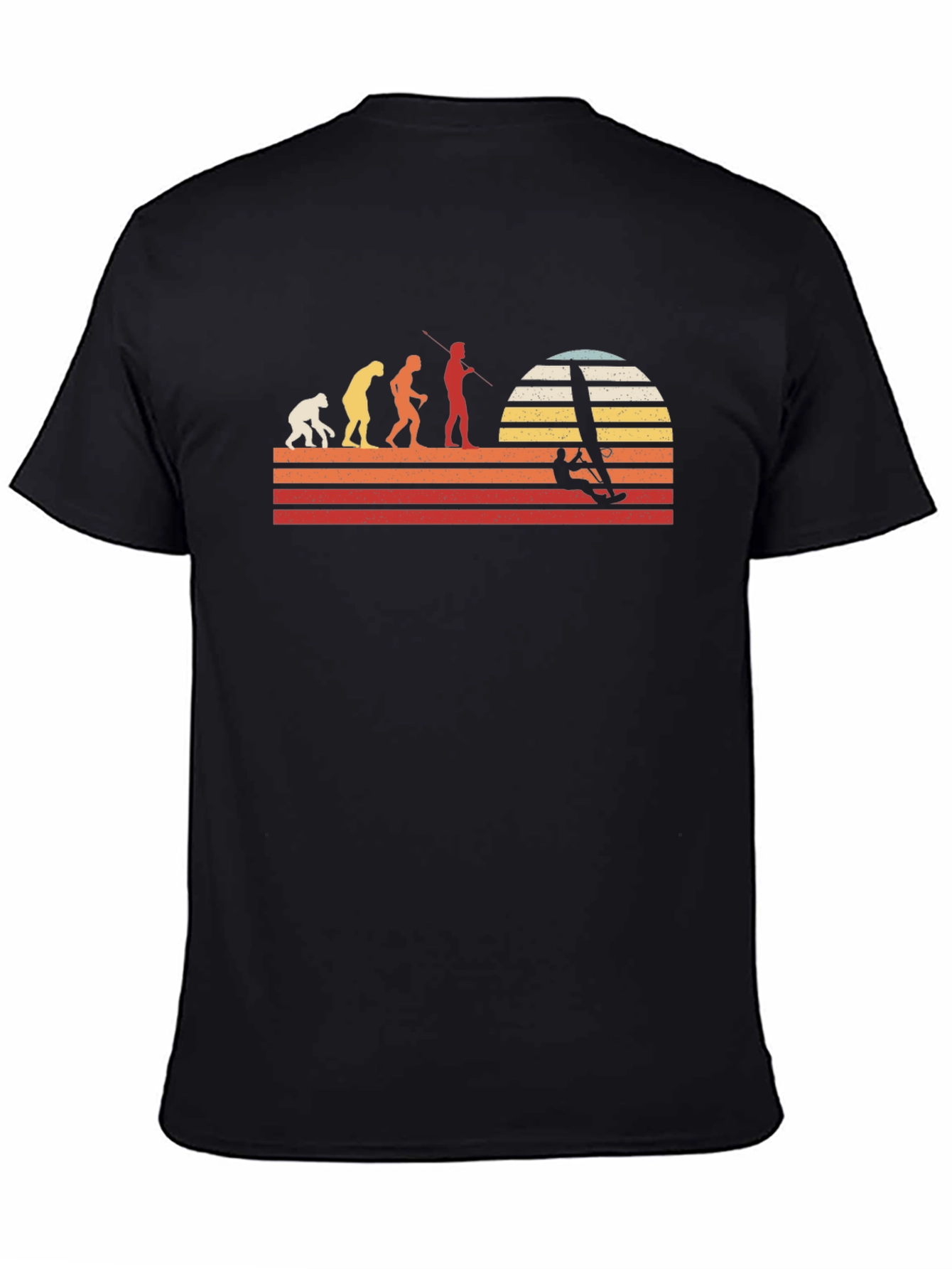 Evolution Windsurfing T-Shirt - Retro Style