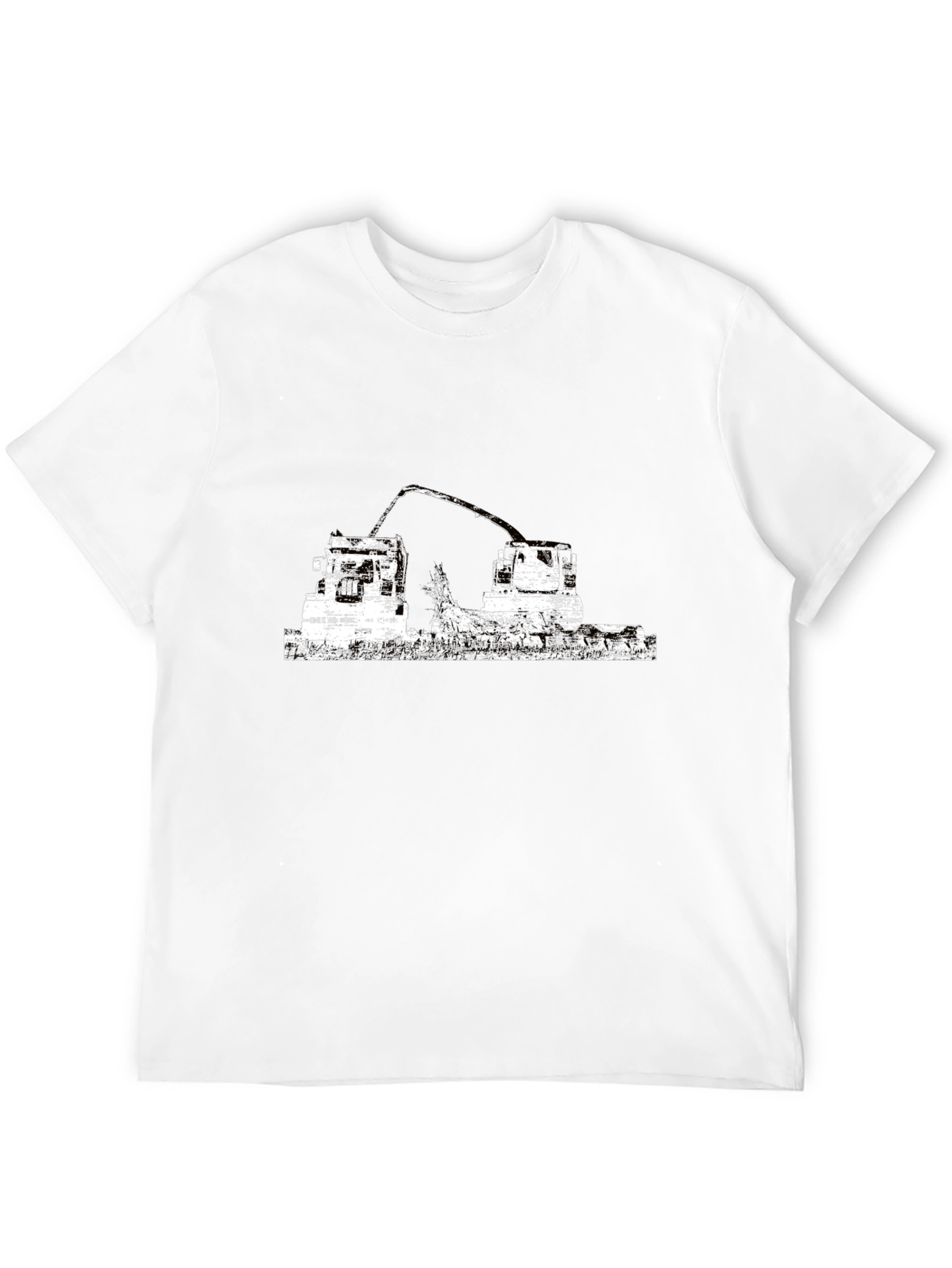 Ruins Graphic Tee - Black Cotton T-Shirt