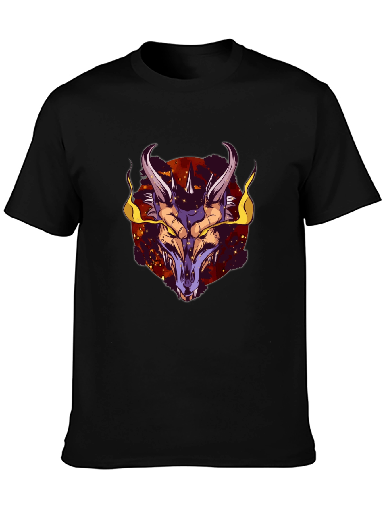 Dragon Graphic Tee - Mens Black T-Shirt