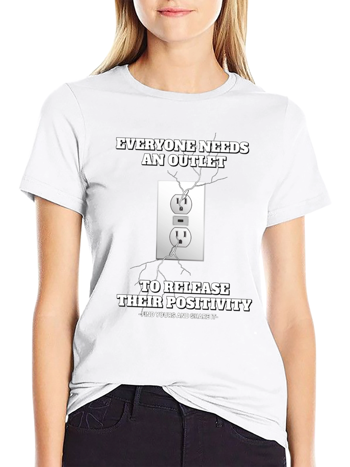 Everyone Needs an Outlet T-Shirt - Positivity Release