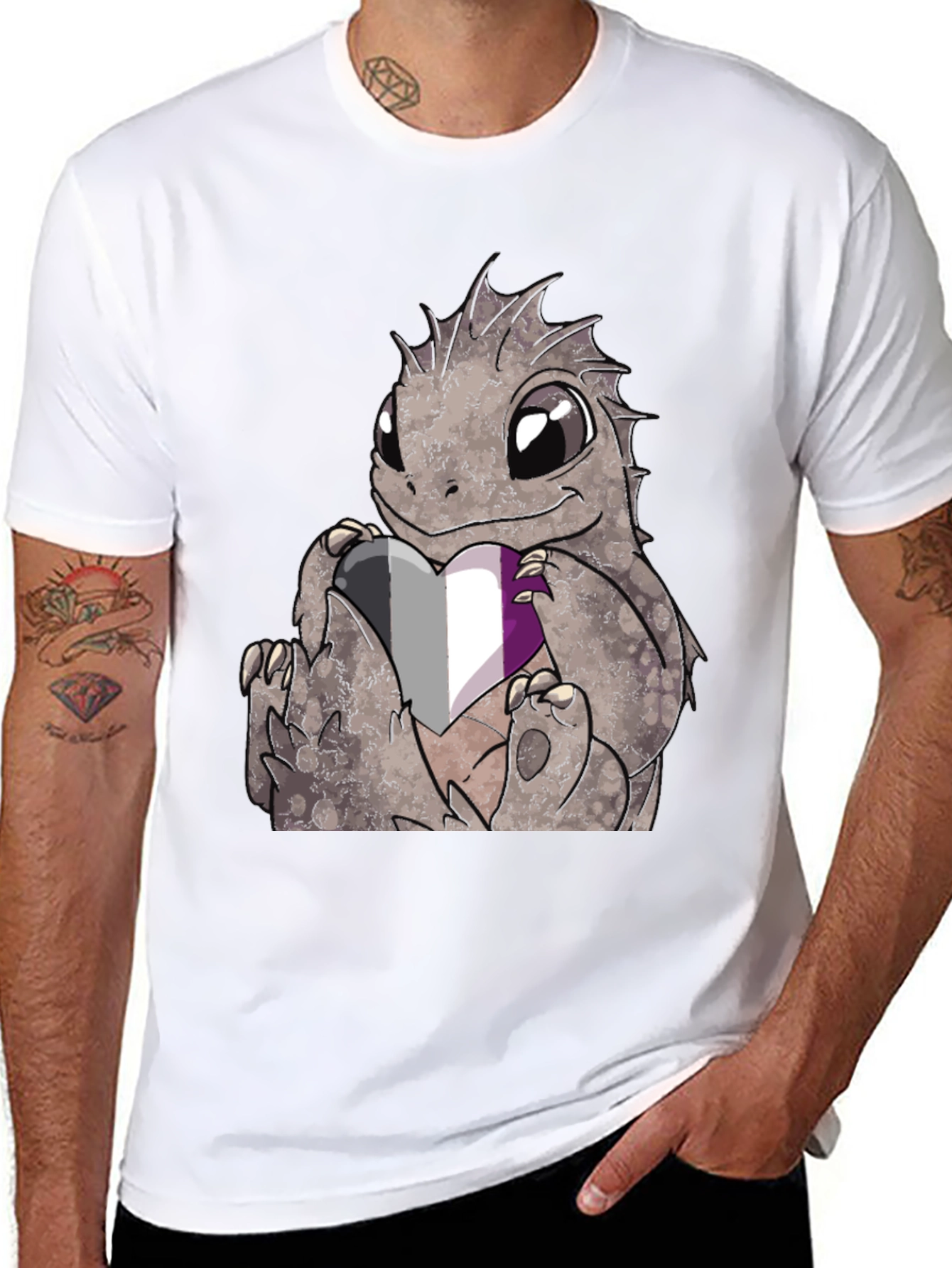 Asexual Pride Dragon T-Shirt
