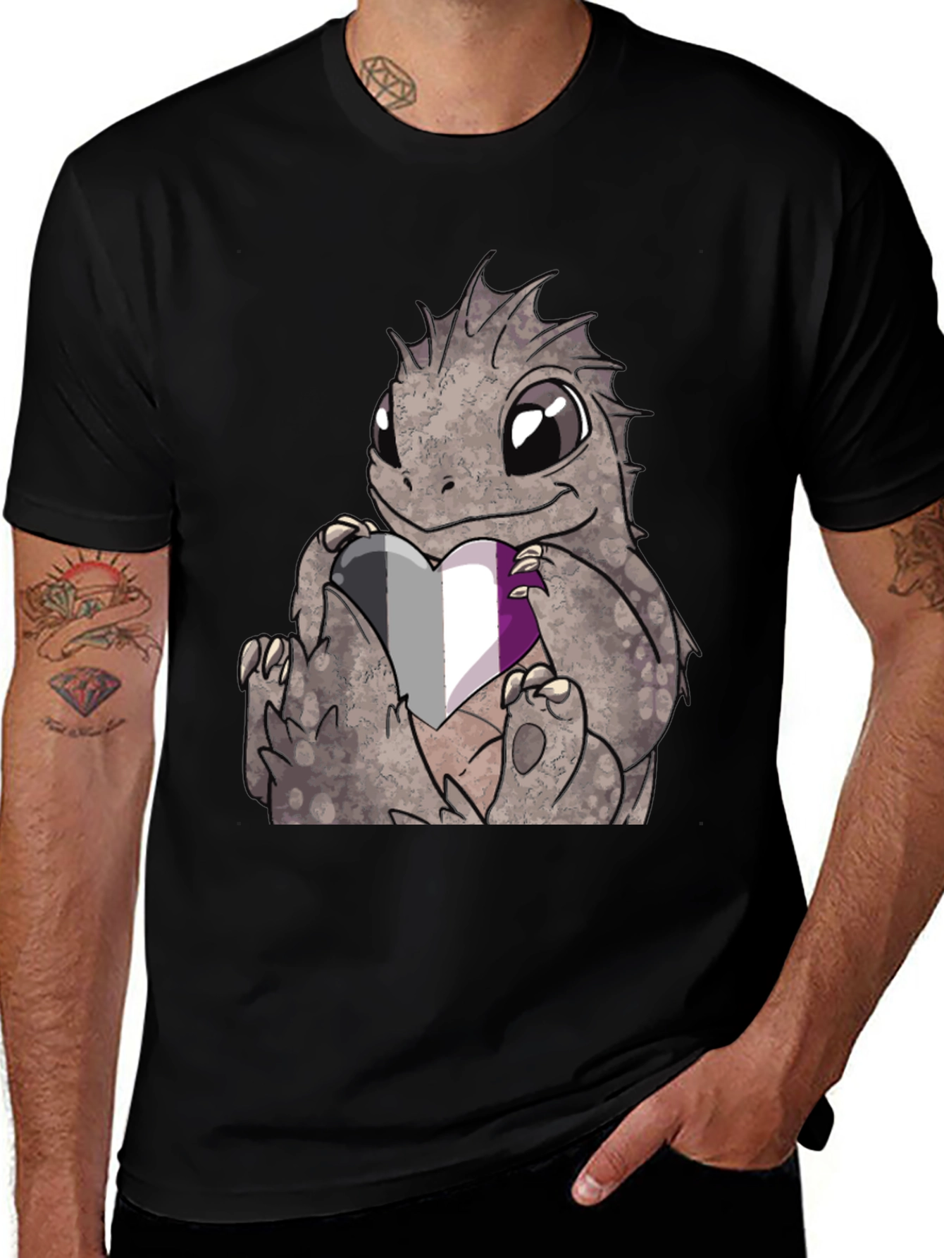Asexual Pride Dragon T-Shirt