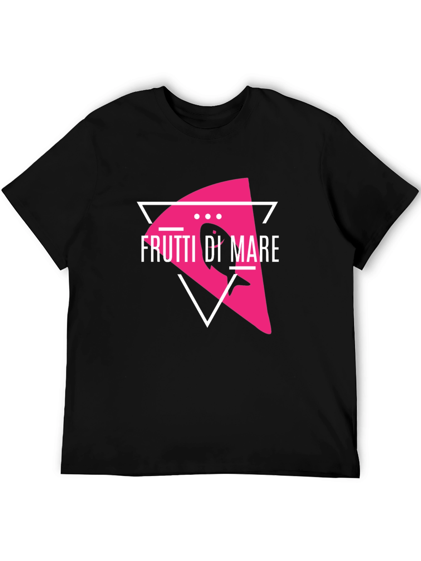 Frutti di Mare Black T-Shirt - Sea Food Design