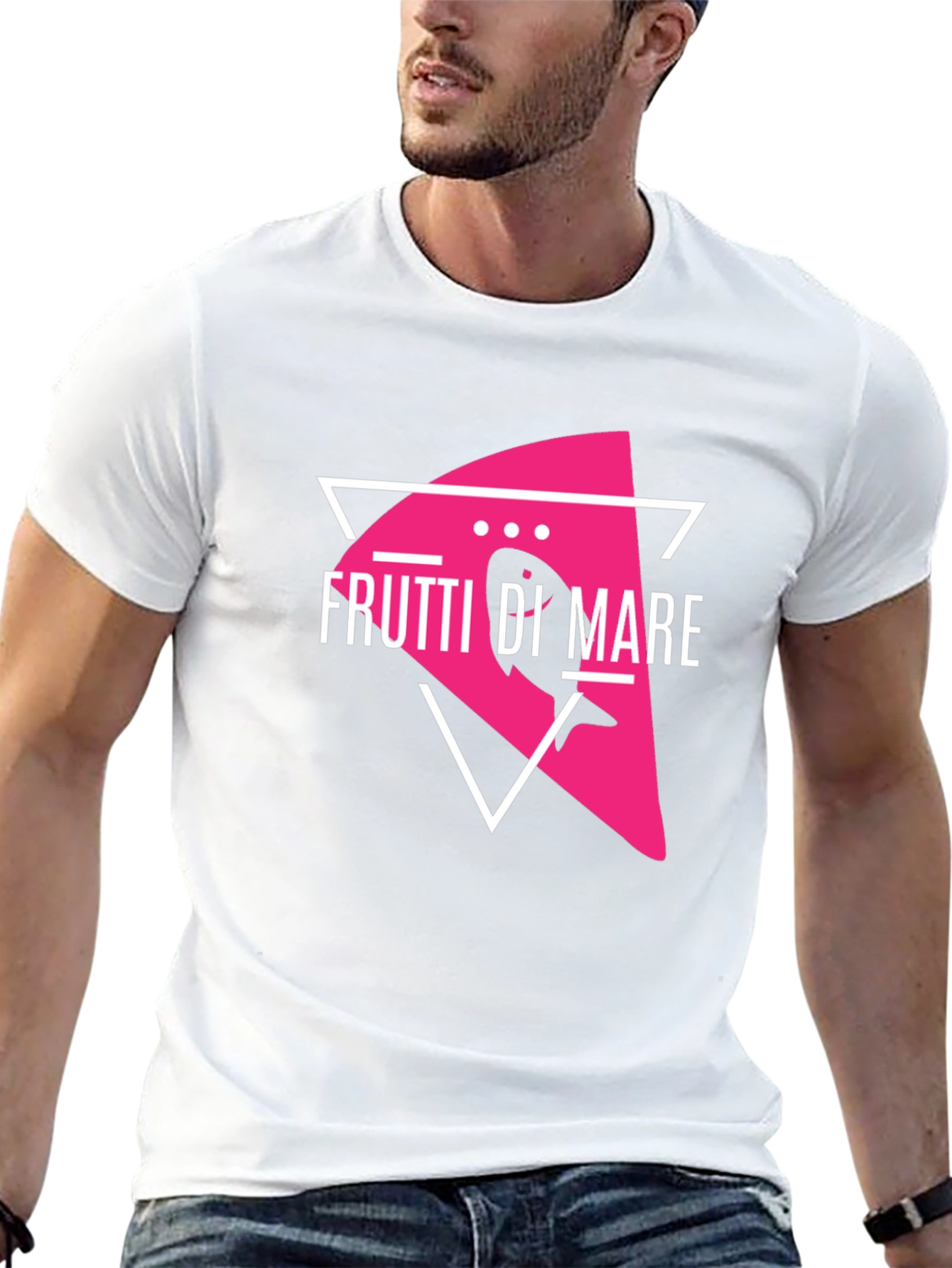 Frutti di Mare Black T-Shirt - Sea Food Design