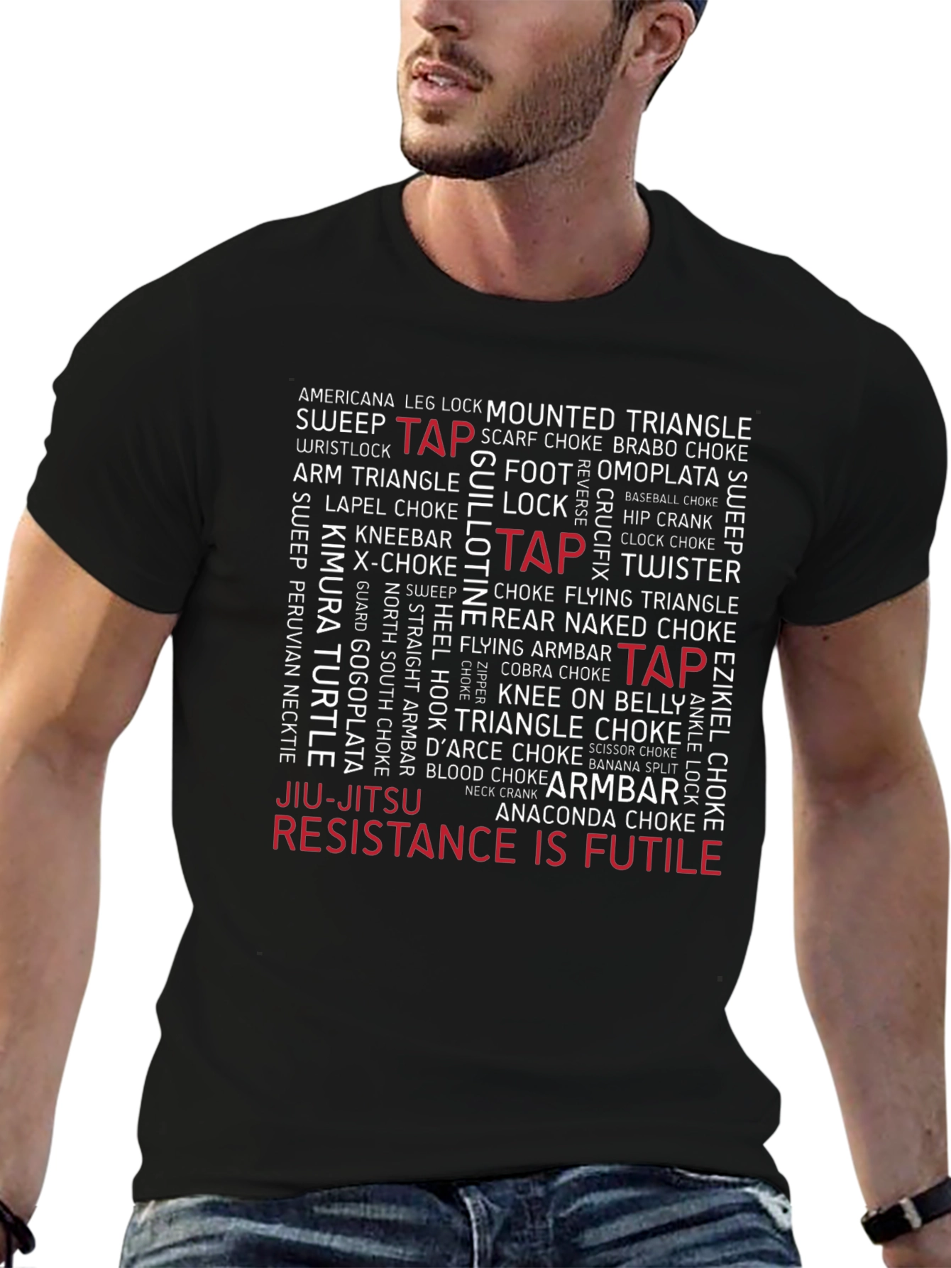Jiu-Jitsu Submission T-Shirt | Resistance is Futile