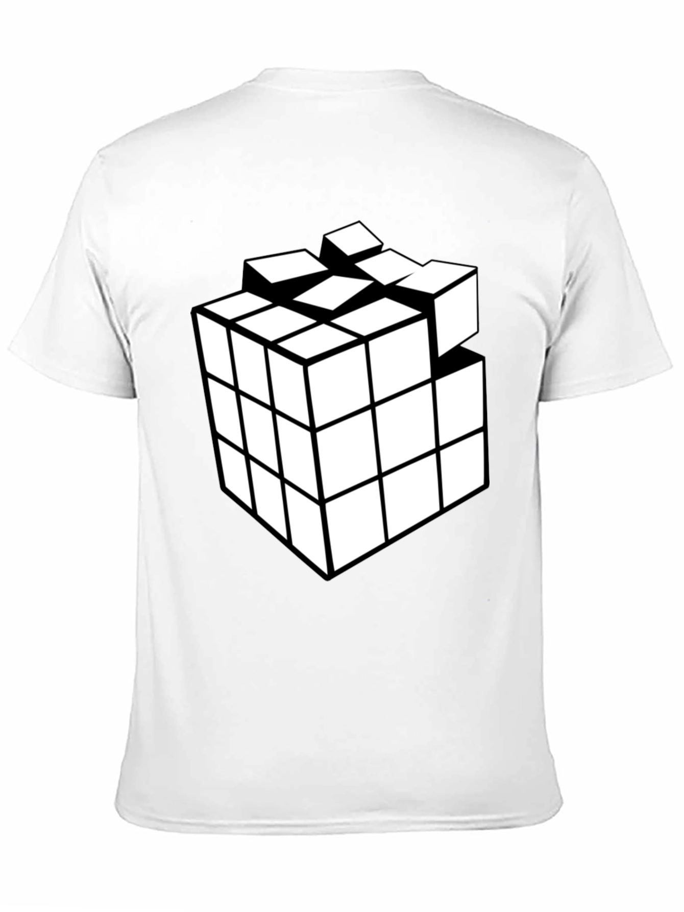 Cube Puzzle Black T-Shirt