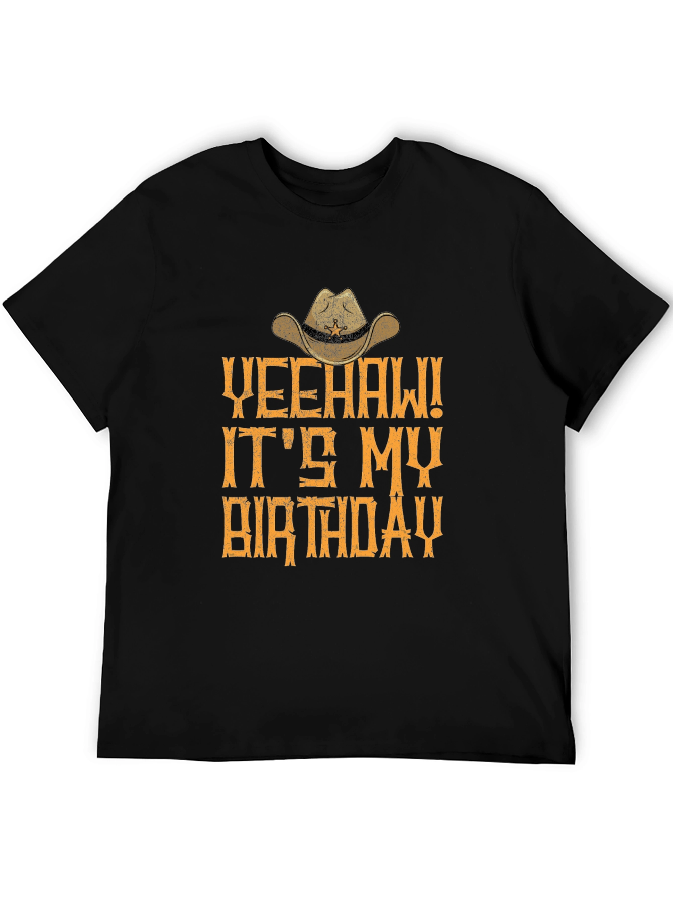 Yeehaw Its My Birthday T-Shirt - Western Cowboy Style