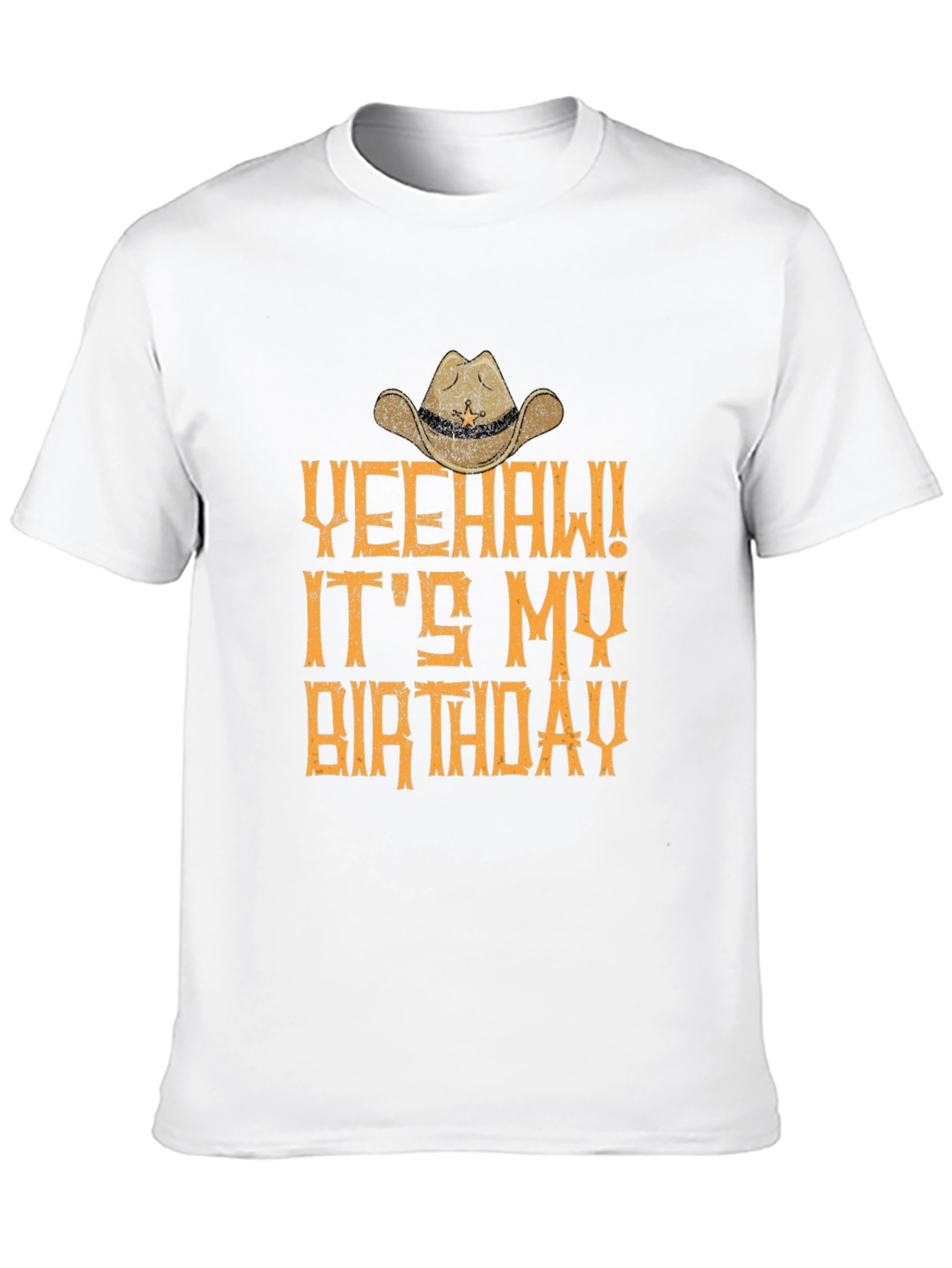 Yeehaw Its My Birthday T-Shirt - Western Cowboy Style
