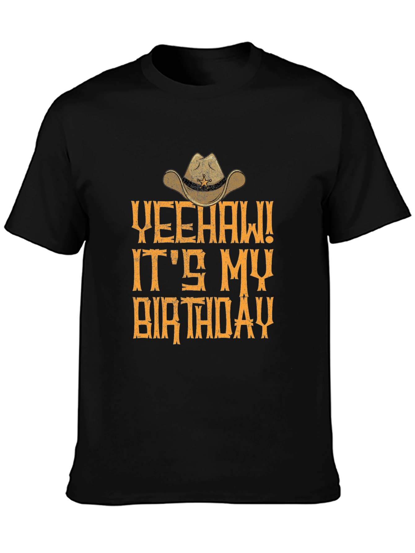 Yeehaw Its My Birthday T-Shirt - Western Cowboy Style