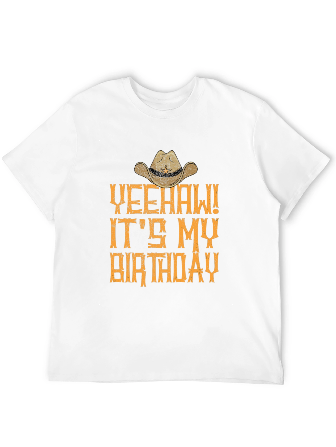 Yeehaw Its My Birthday T-Shirt - Western Cowboy Style