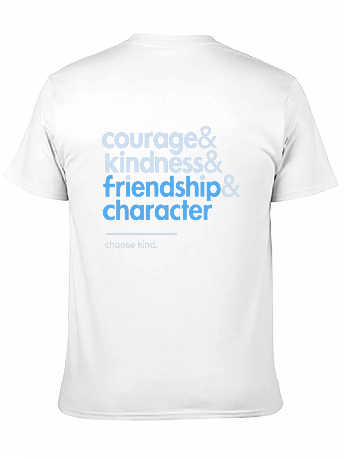 Courage Kindness Friendship Character T-Shirt