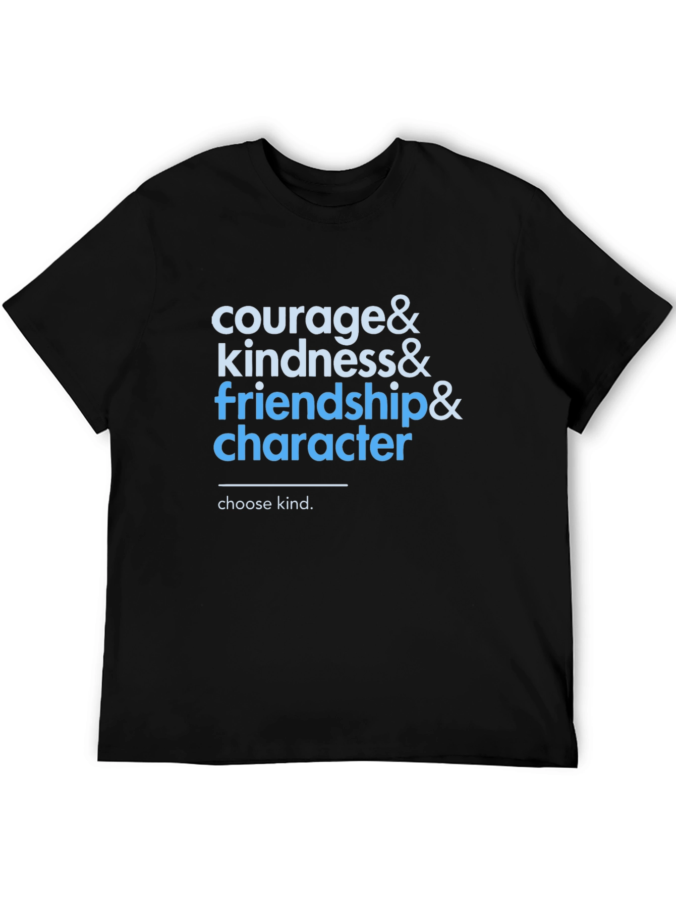 Courage Kindness Friendship Character T-Shirt