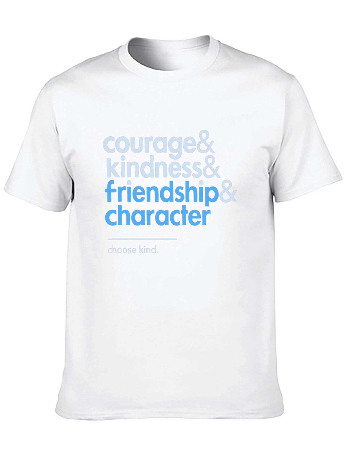 Courage Kindness Friendship Character T-Shirt