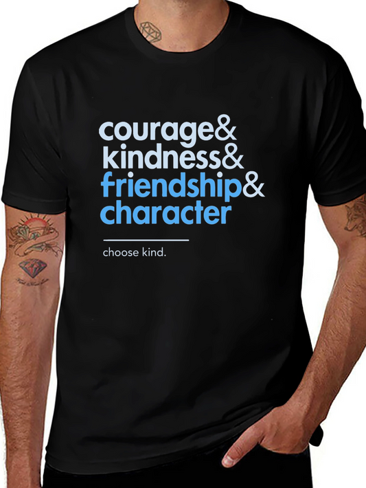Courage Kindness Friendship Character T-Shirt