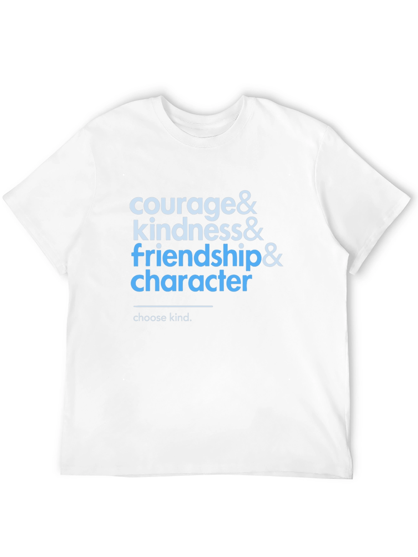 Courage Kindness Friendship Character T-Shirt
