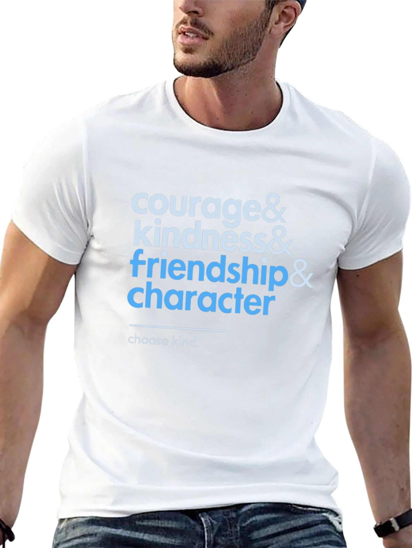 Courage Kindness Friendship Character T-Shirt