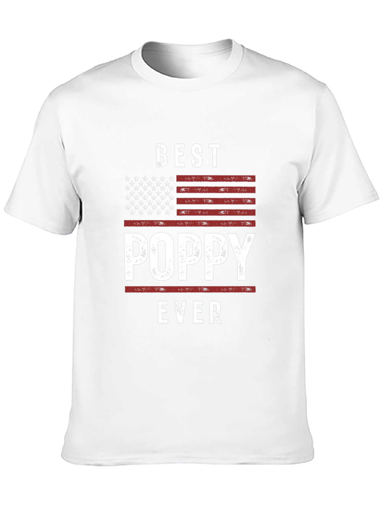 Best Poppy Ever American Flag Graphic Tee