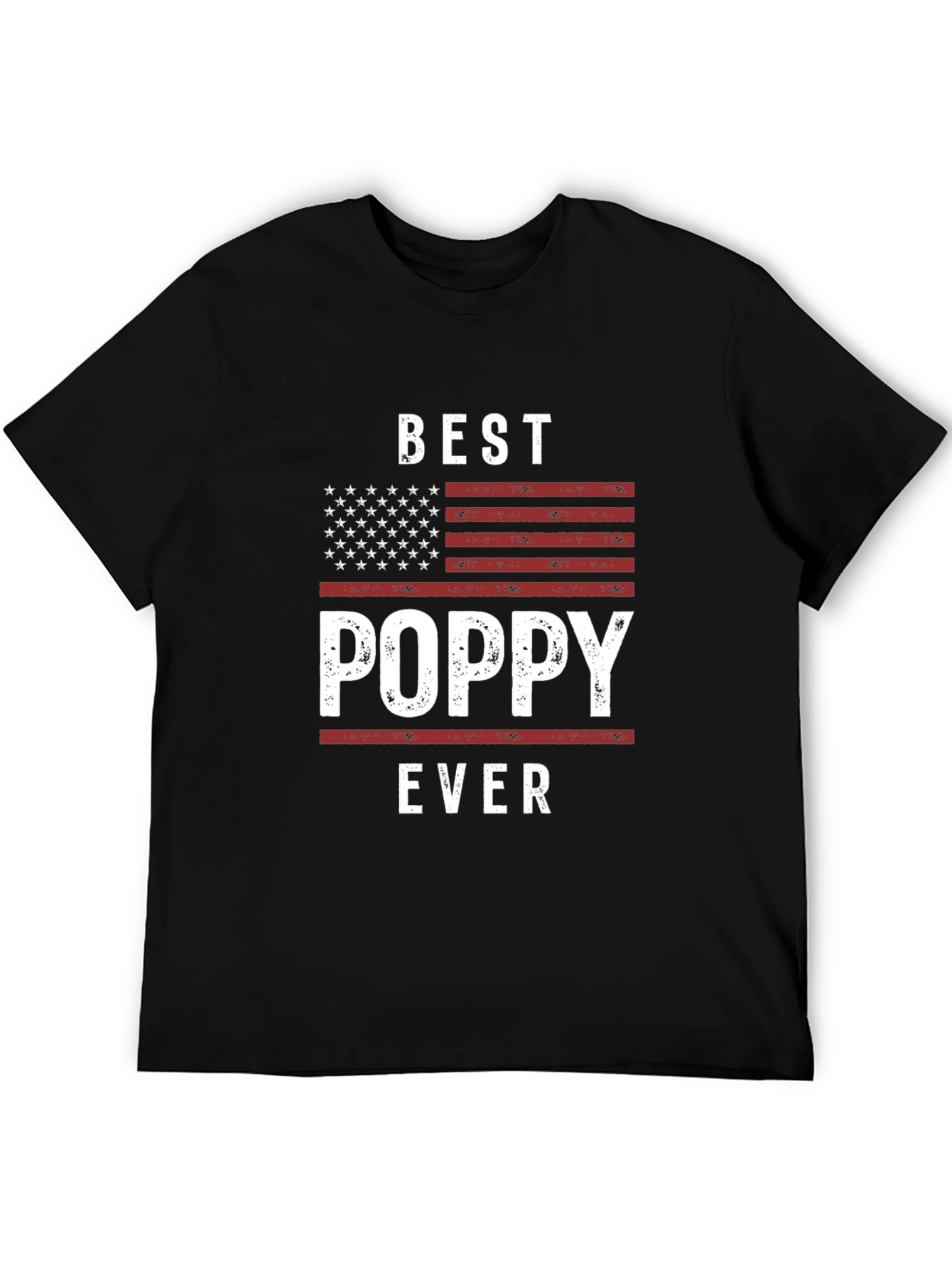 Best Poppy Ever American Flag Graphic Tee