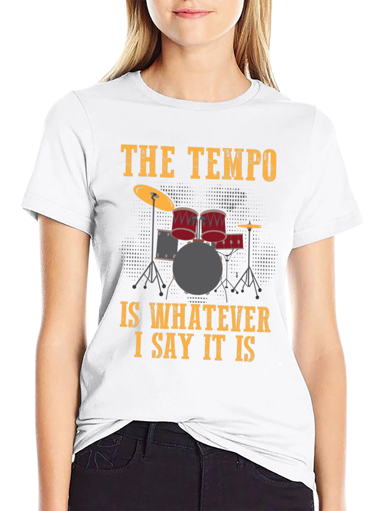 Drummers Tempo T-Shirt - Funny Music Tee