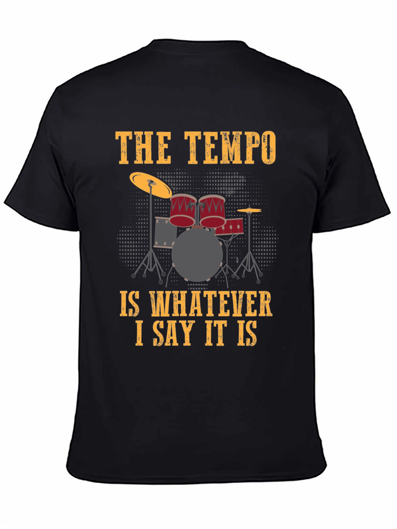 Drummers Tempo T-Shirt - Funny Music Tee