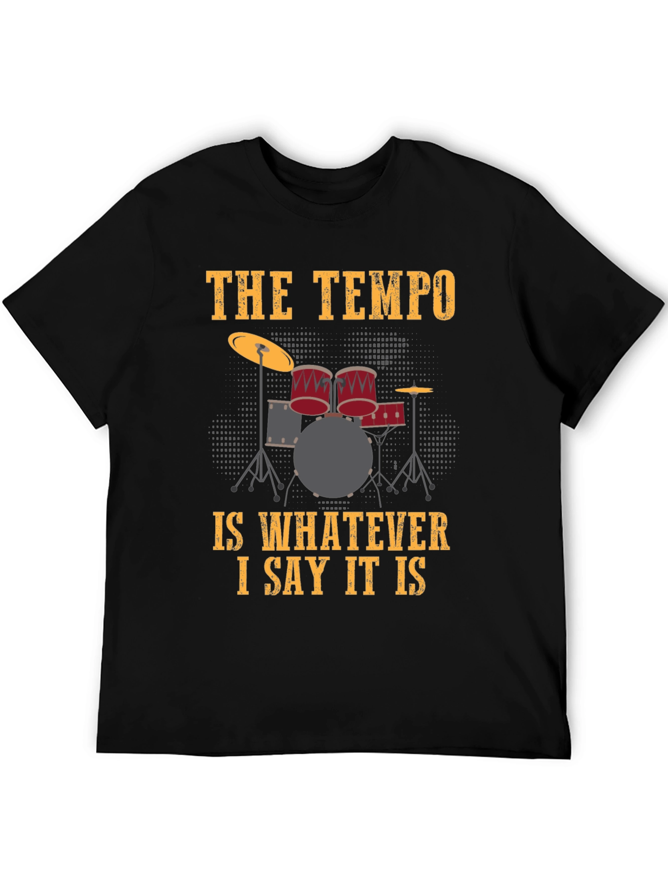 Drummers Tempo T-Shirt - Funny Music Tee
