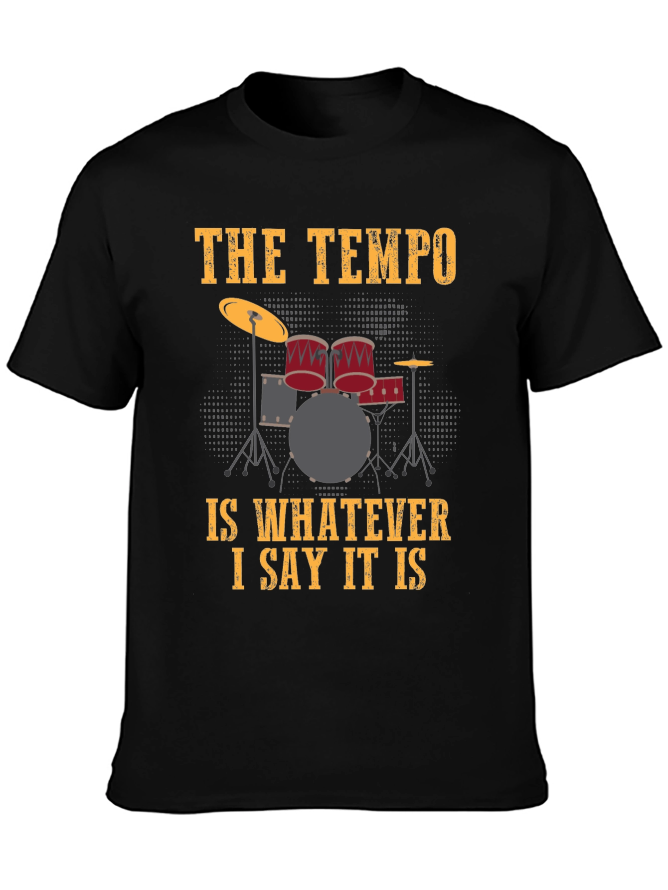 Drummers Tempo T-Shirt - Funny Music Tee