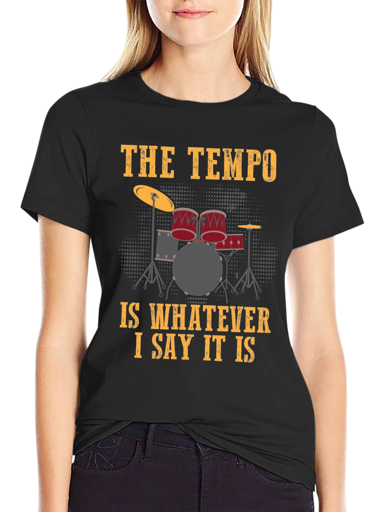 Drummers Tempo T-Shirt - Funny Music Tee